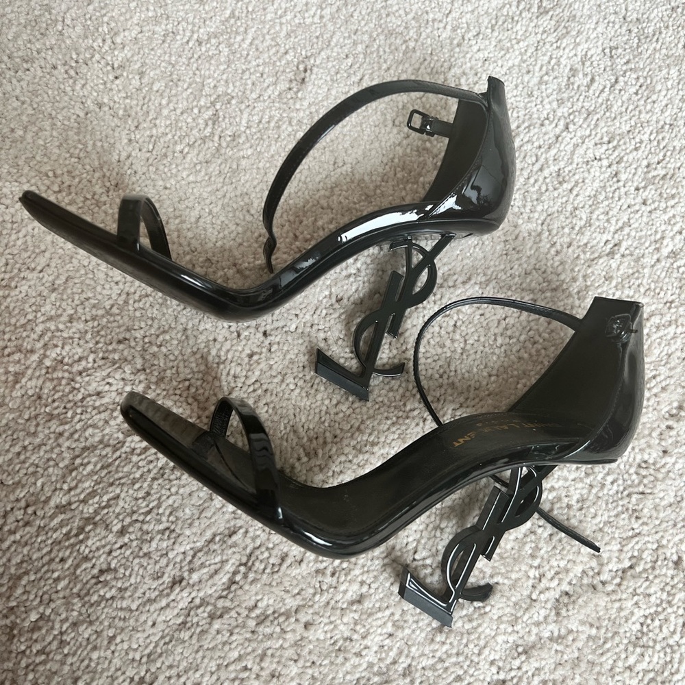 YSL heels vitro Bernice soft/ Nero lucido